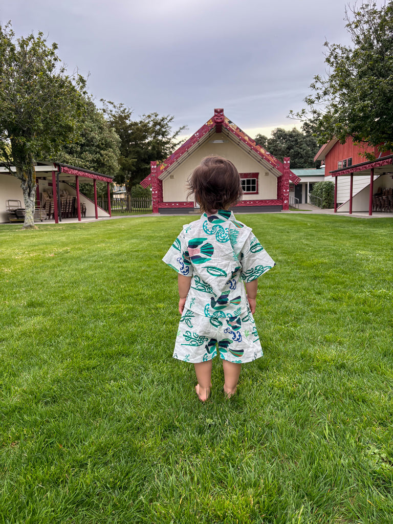 Kererū Ma Kimono Shorts