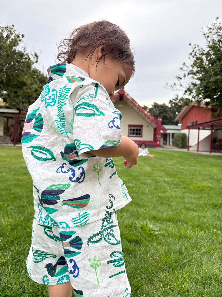 Kererū Ma Kimono Set