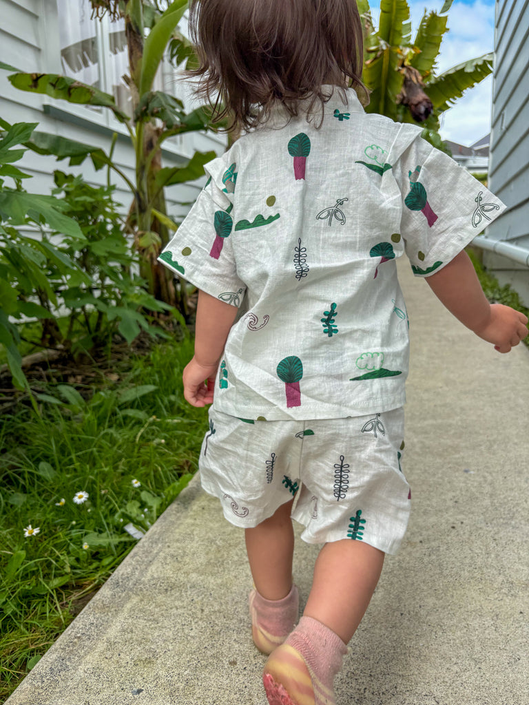Motu Rākau Ma Kimono Shorts
