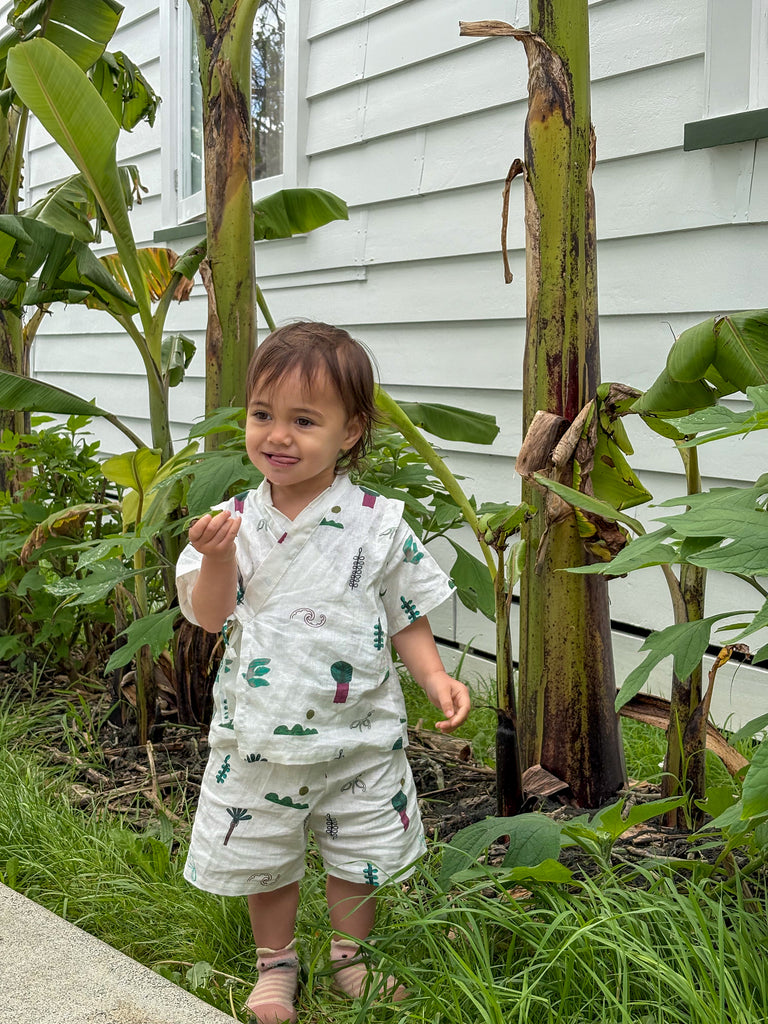 Motu Rākau Ma Kimono Top