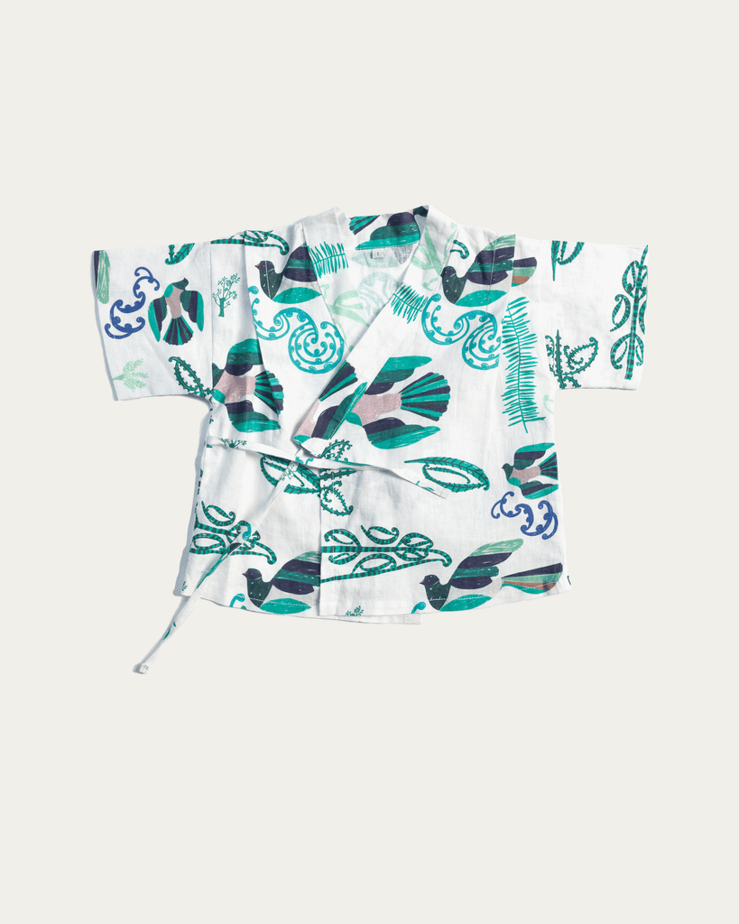 Kererū Ma Kimono Top