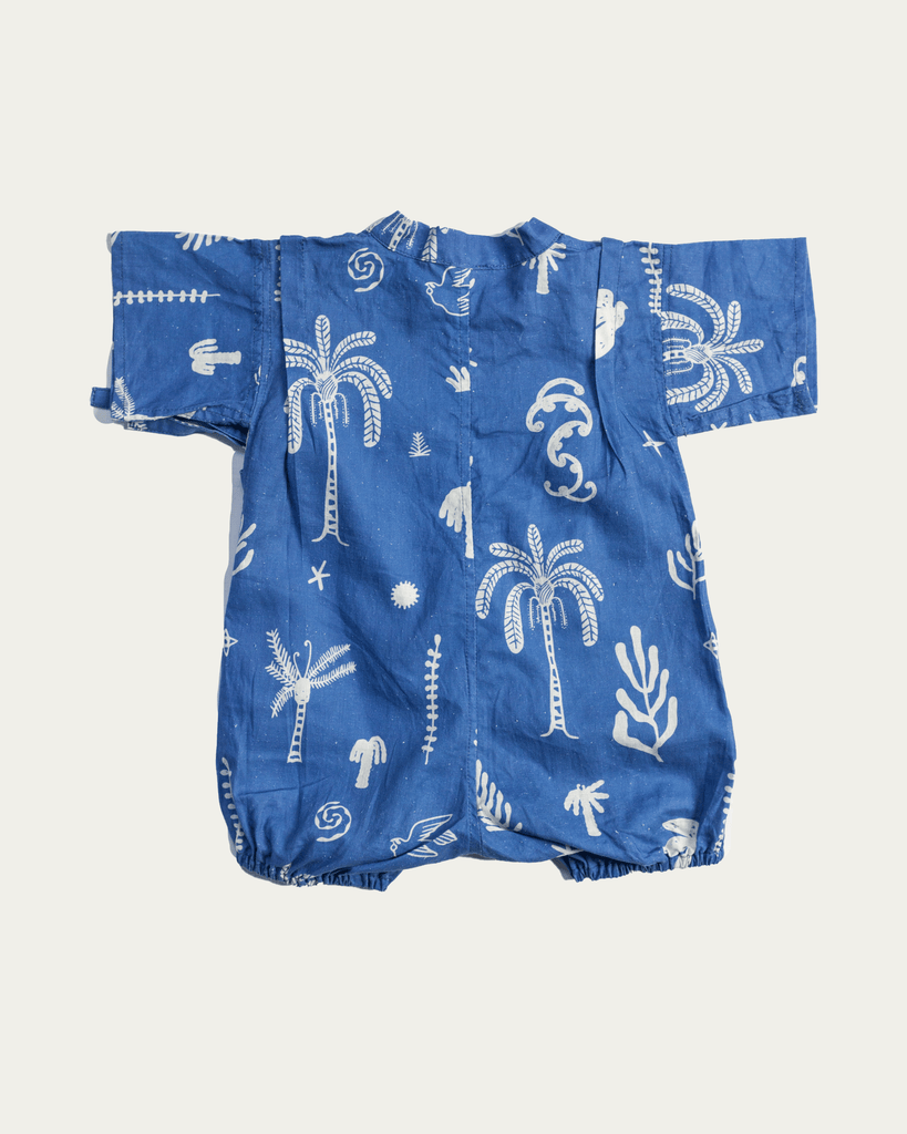 Nikau Kikorangi Kimono Romper