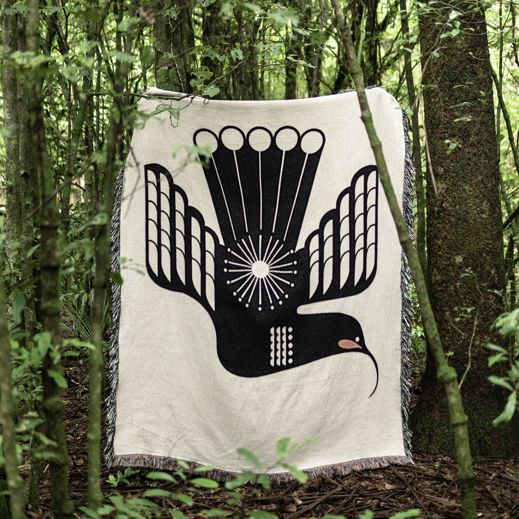 Titihuia Wooven Cotton Throw