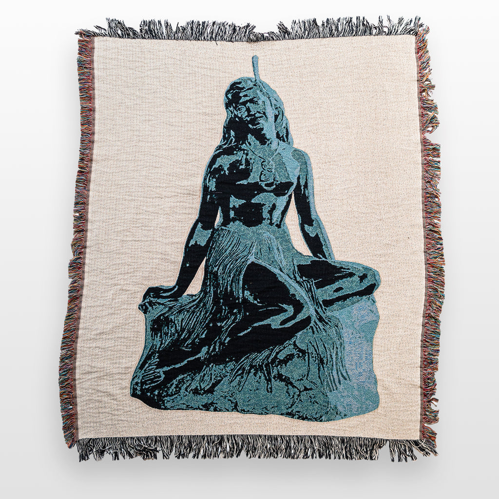 Blue Pania Throw